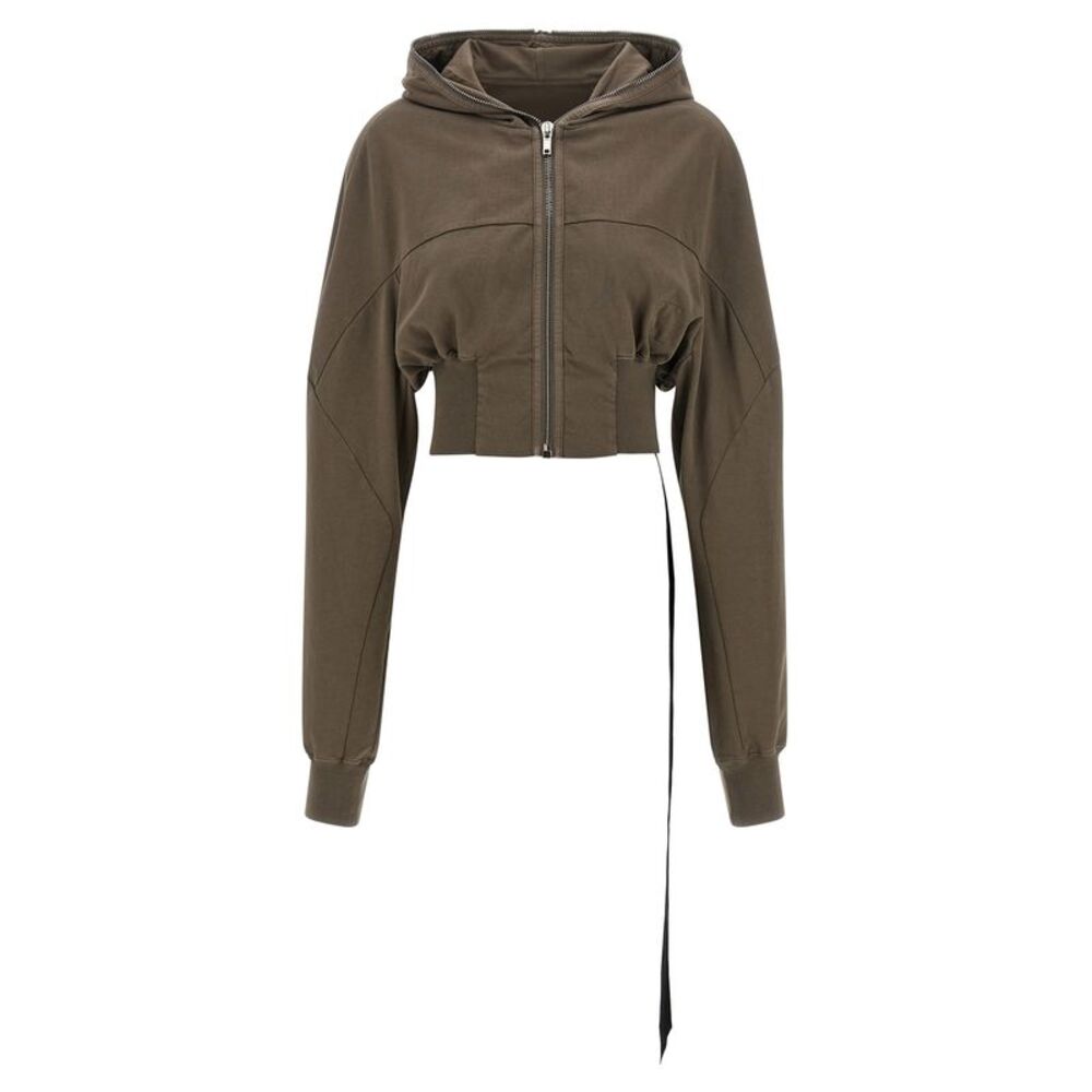 DRKSHDW Gray Cotton Women's Hoodie